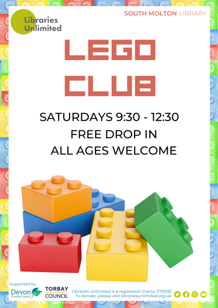 Lego Club at South Molton Library